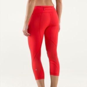 lululemon athletica Red Leggings